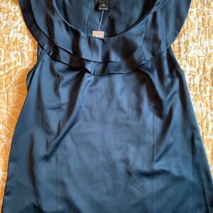 Ann Taylor blue Sleeveless Top. NWT
